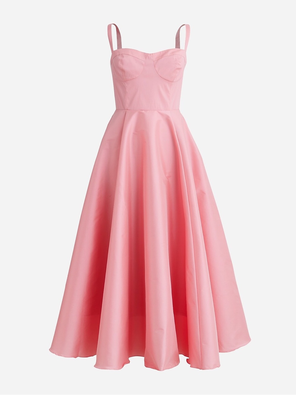 j.crew Collection sweetheart A-line dress in stretch taffeta